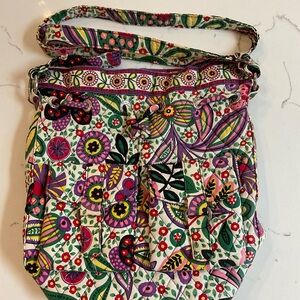 Vera Bradley “Viva La Vera Paisley” Floral Quilted Crossbody Bag